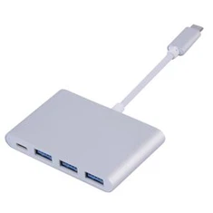 USB Tipo C a USB 3.0 HUB Converter PVC Housing Data Velocità 5Gpbs