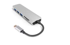 USB TYPE C HUB, USB Card Reader Hub con 2 porte USB 3.0 HUB