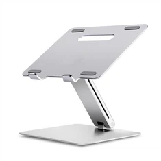 Supporto verticale ergonomico per laptop regolabile in altezza in alluminio