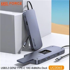 Dock Infiniti Edition USB3.2 GEN2 USB C Data10Gbps 4k@60hz con custodia M.2