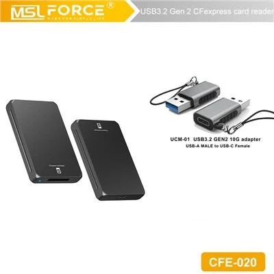 Lettore di schede per schede CFexpress di tipo B, USB-C, 3.2 Gen 2