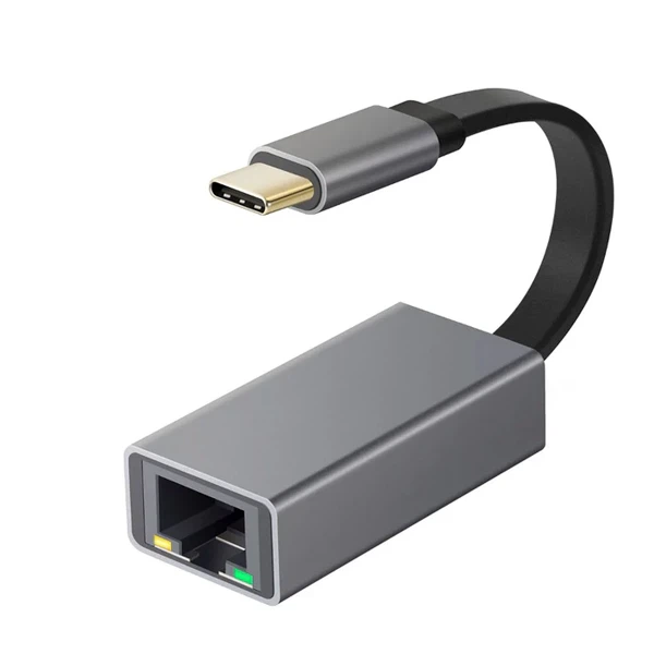 Adattatore Ethernet 2.5G con cavo USB C flessibile
